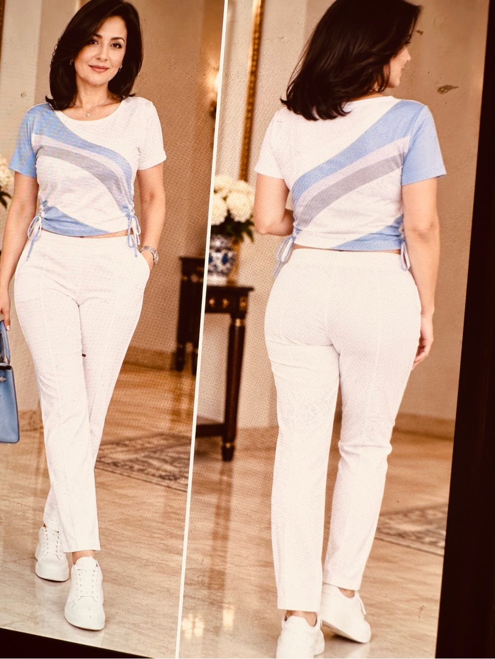 Soft surrounding white pull up viscous blend spandex